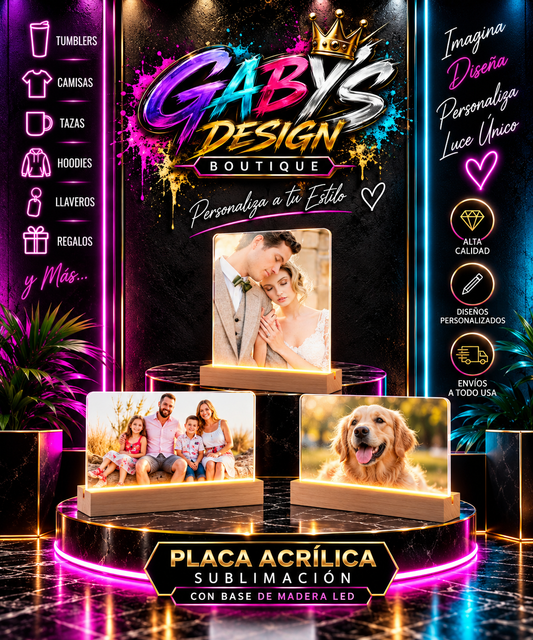 Placas custom Luz